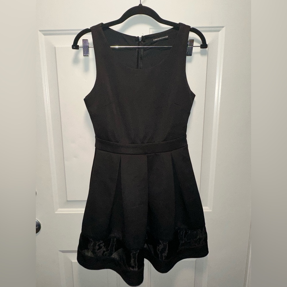 Foreign Exchange Black Sleeveless Dress
